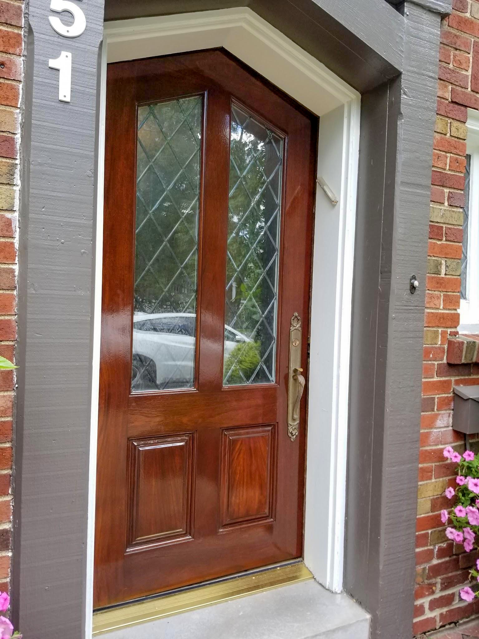 Front Door Refinishing St Louis Restoration
